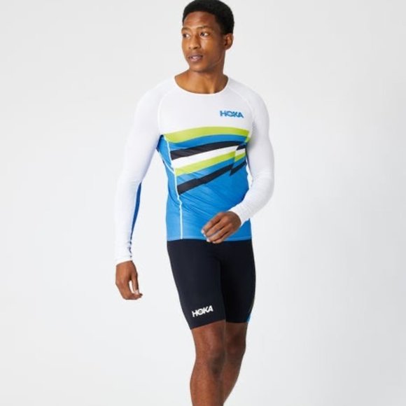 Hoka Other - Mens HOKA One Elite Aggies Run Club Long Sleeve Lightweight Running T-Shirt NWT